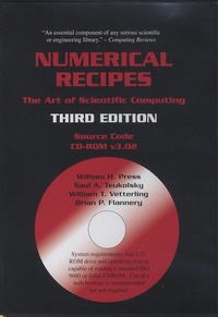 William H. Press et Saul A. Teukolsky - Numerical Recipes - The Art of Scientific Computing. 1 Cédérom