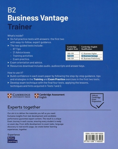 Business Vantage Trainer B2. Six Practice Tests with Answers