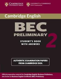 Cambridge BEC Preliminary.