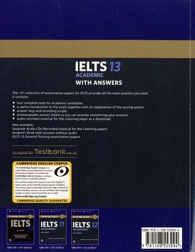 Cambridge IELTS 13 Academic with Answers. Authentic Examination Papers