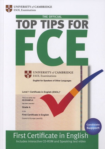  Cambridge University Press - The Official Top Tips for FCE. 1 Cédérom