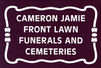 Cameron Jamie - Front Lawn Funerals and Cemeteries.