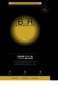 Brazilian Portuguese Unlocked Vol.1: SURVIVE — The No-Grammar Method for English Speakers to Start Speaking in 7 Days