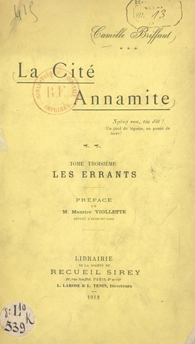 La cité annamite (3). Les errants