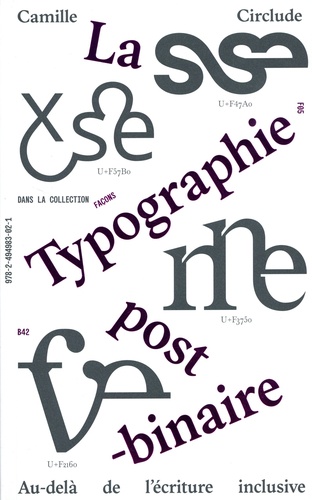 La typographie post-binaire. Au-delà de l'écriture inclusive