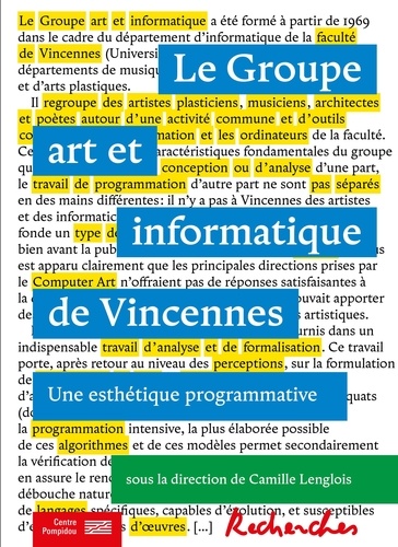 Le Groupe art et informatique de Vincennes. Une esthétique programmative