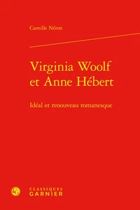 Virginia Woolf et Anne Hébert
