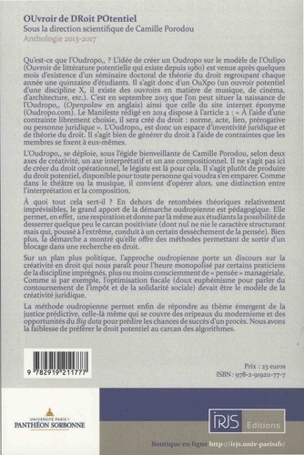 L'Oudropo, Ouvroir de droit potentiel. Anthologie 2013-2017