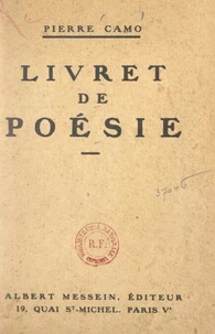 Livret de poésie