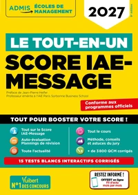 Le tout-en-un Score IAE-MESSAGE - Sélection 2027