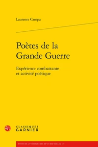 Poètes de la Grande Guerre