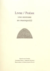 Livre / Poésie : une histoire en pratique(s)