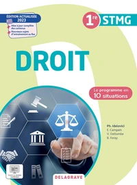 Droit 1re STMG Le programme en situations