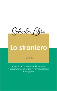Scheda libro Lo straniero (analisi letteraria di riferimento e riassunto completo)