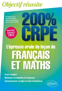 L'épreuve orale de leçon de français et maths