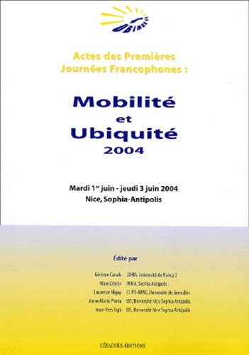 CANALS G ET AL. - Mobilité et ubiquité - 1es journées francophones.