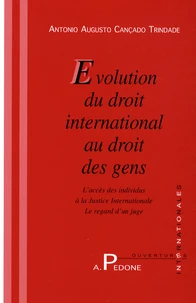 Evolution du droit international au droit des gens