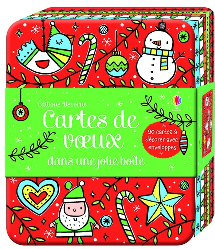 Candice Whatmore - Cartes de voeux dans une jolie boîte - Contient 20 cartes de voeurx et 20 enveloppes à motifs.