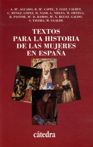 Candida Martinez Lopez - Textos para la historia de las mujeres en España.