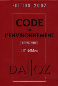 Code de l'environnement 2007