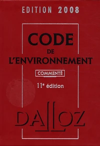 Code de l'environnement 2008