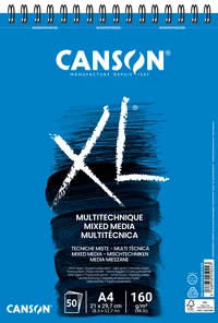 Album canson® xl® mixed media 50fl a4 160g new