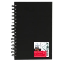 Album spiralé canson® one - 29.7x35.6 cm - 80 feuilles 100g (160 pages) - noir