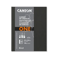 Art-book canson® one - cousu grand côté - 29.7x35.6 cm - 98 feuilles 100g (196 pages)