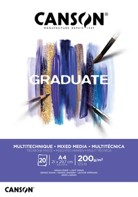 Bl mix-media papier blanc a4 200g/m² 20 feuilles
