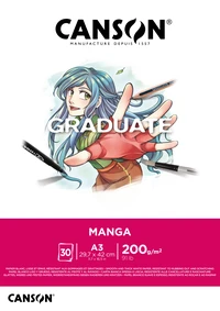 Bloc Canson® Graduate Manga A3 - 30 feuilles 200g