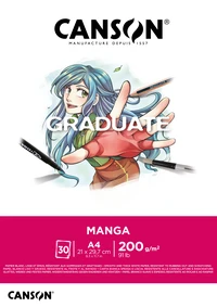 Bloc Canson® Graduate Manga A4 - 30 feuilles 200g