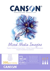 Bloc Canson® Mix Media Imagine A4 - 50 feuilles 200g