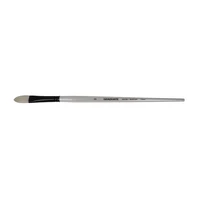 Brosses soie de porc  graduate langue de chat mches longs n° 8 = (14.6 / 11.9 mm