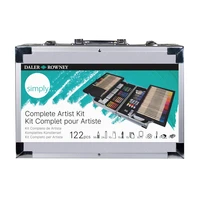 Coffret d'art daler-rowney (122 pièces)