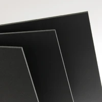 Feuille carton plume photo 5 mm - 50x65 cm - noir