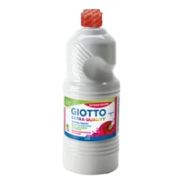 Gouache extra quality super concentrée giotto - flacon 1l - blanc