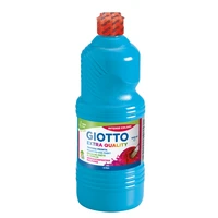 Gouache extra quality super concentrée giotto - flacon 1l - cyan