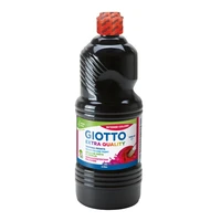 Gouache extra quality super concentrée giotto - flacon 1l - noir
