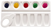 Palette plastique rectangulaire blanche Giotto