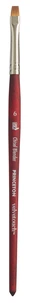 Pinceau brosse à ombrer plat court n°6 princeton - série velvetouch - manche court