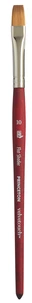 Pinceau brosse à ombrer plat n°10 princeton - série velvetouch - manche court