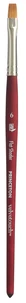 Pinceau brosse à ombrer plat n°6 princeton - série velvetouch - manche court