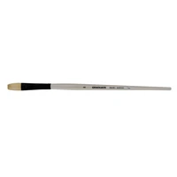 Pinceau brosse plat long n°8 - Daler-Rowney - Série Graduate - Poils en soie de porc - Manche long