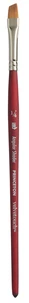 Pinceau synthétique biseau n°1/4 princeton - série velvetouch - manche court