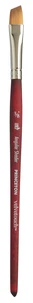 Pinceau synthétique biseau n°3/8 princeton - série velvetouch - manche court