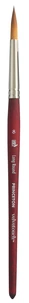 Pinceau synthétique rond long n°8 princeton - série velvetouch - manche court