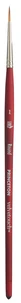 Pinceau synthétique rond n°1 princeton - série velvetouch -manche court