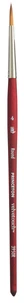 Pinceau synthétique rond n°4 princeton - série velvetouch - manche court