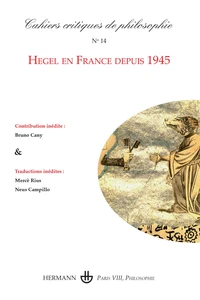 Cahiers critiques de philosophie N° 14