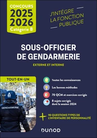 Concours sous-officier de gendarmerie externe et interne